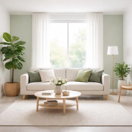 piece-moderne-murs-blancs-plantes