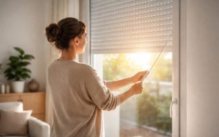 personne-manivelle-volet-rayon-soleil