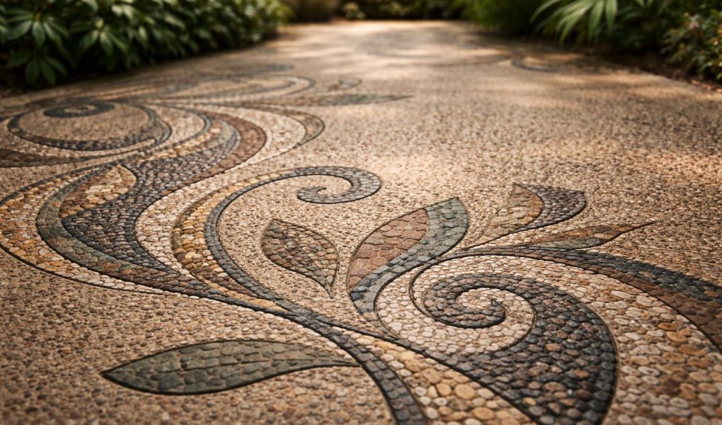 terrasse-beton-motifs-plantes-textures