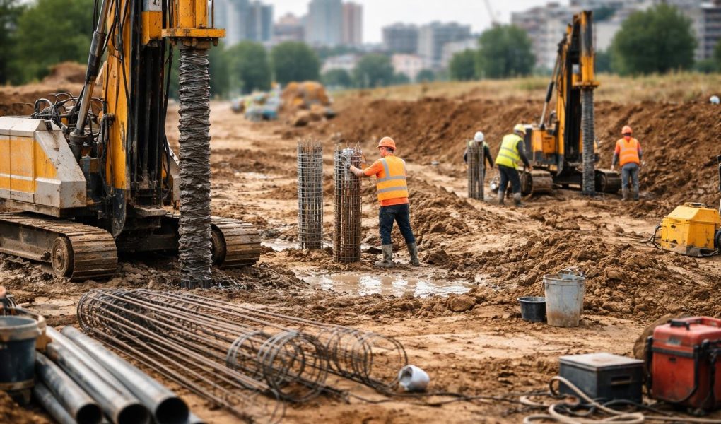 chantier-micropieux-machines-paysage-urbain