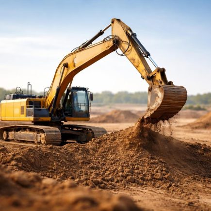 pelleteuse-chantier-terrassement-terrain