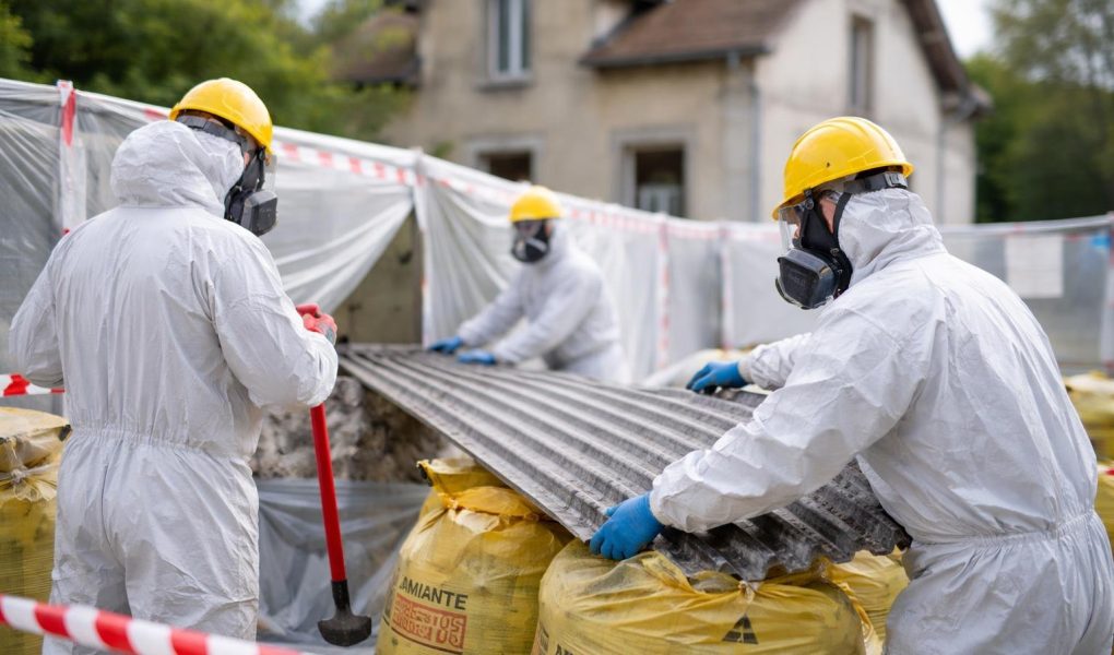 chantier-desamiantage-ouvriers-combinaisons-masques