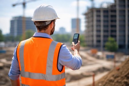 geometre-gilet-orange-telemetre-chantier