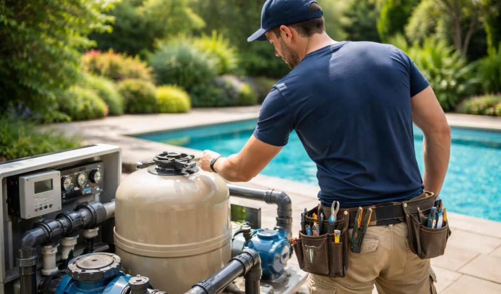 technicien-piscine-systeme-jardin-luxuriant